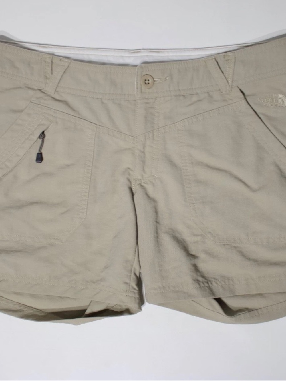 The North Face Women's Hiking Shorts Beige Tan ~ Size 8